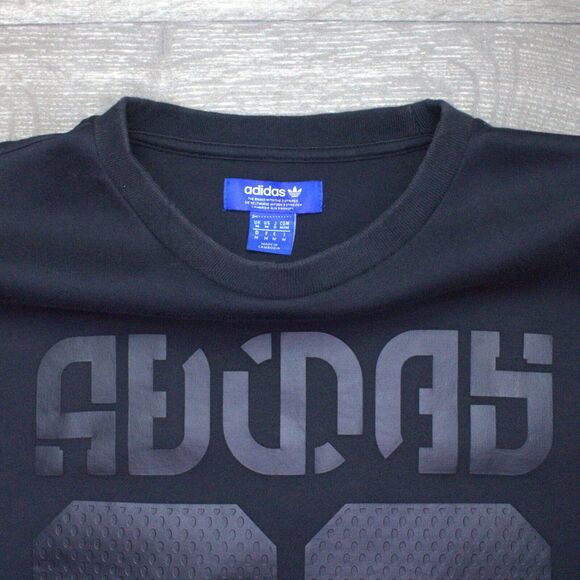 [BS2717] Mens Adidas Winter D-Crew Sweater Black Size M - Picture 3 of 5